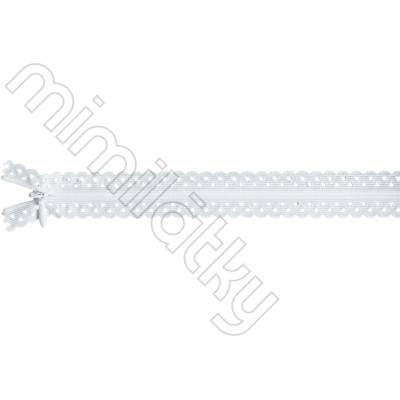 Zip nedělitelný PRYM LOVE 40cm bílý