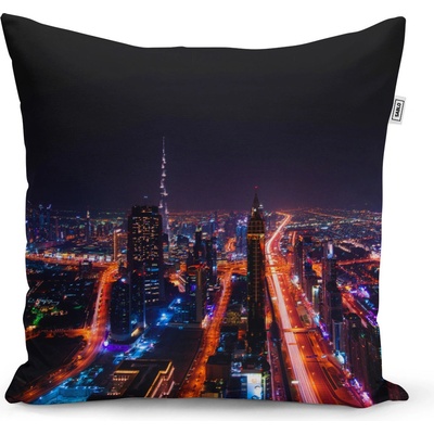 Sablio Vankúš Rozsvietené mesto 50x50