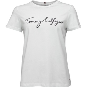 Tommy Hilfiger Reg c-nk signature бяло, черно xs (ww0ww41674ycf)