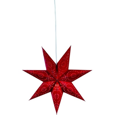 Markslöjd 700122 Vánoční dekorace SATURNUS 1xE14 25W 230V pr. 45 cm červená ML1278