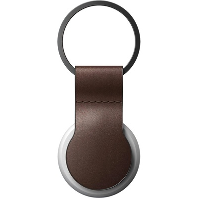 Nomad Висококачествен ключодържател от естествена кожа за Apple AirTag - Nomad AirTag Leather Loop (тъмнокафяв) (NM01013785)