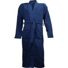 The One Towelling župan bathrobe navy