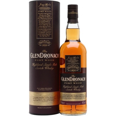 Glendronach Peated Port Wood 46% 0,7 l (tuba)