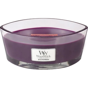 WoodWick Spiced Blackberry ароматна свещ с дървен фитил 453, 6 гр