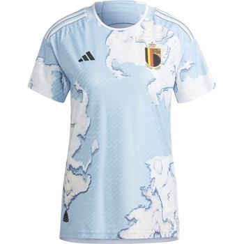 Image 1 of adidas Дамска футболна фланелка Adidas Belgium Authentic Away Shirt 2023 Womens - Blue
