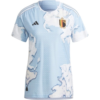 adidas Дамска футболна фланелка Adidas Belgium Authentic Away Shirt 2023 Womens - Blue