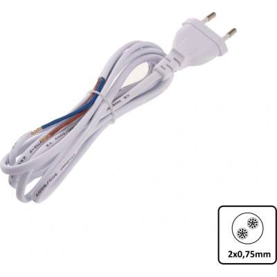 T-LED Flexo šňůra 2m 2x0,75mm2 Bílá