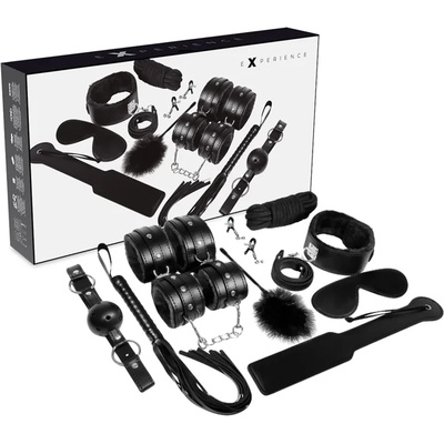 БДСМ фетиш комплект, черна серия - Experience BDSM Kit (D-221772)