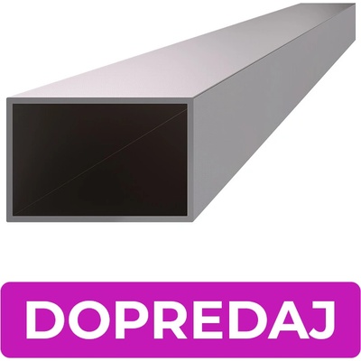 DOPREDAJ profil 60 x 40 x 2 x 2000 mm, brúsená AISI 304