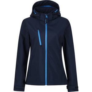 Regatta VENTURER TRA 702 / Дамско трислойно софтшел яке с качулка - тъмносиньо/френско синьо XXL (36A702zs22g)