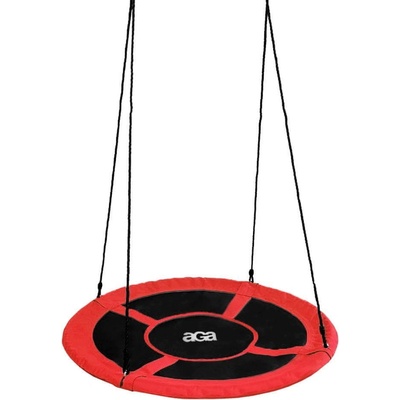 Aga závesný hojdací kruh 120 cm červená