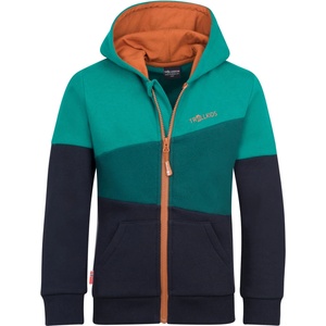 TROLLKIDS Детско яке за тренировка Trollkids Kid's Alesund Sweater Hoodie - Dark Cyan / Midnight Petrol / Black - размер 176 (EU) (704-2482-2320)