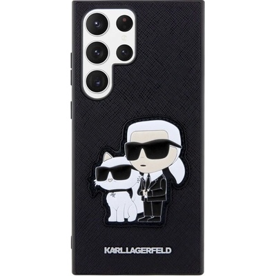 Púzdro Karl Lagerfeld PU Saffiano Karl and Choupette NFT Samsung Galaxy S23 Ultra čierne