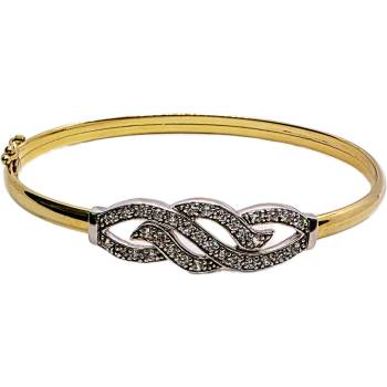 VipGold Златна дамска твърда гривна 9.12 гр (grt030)