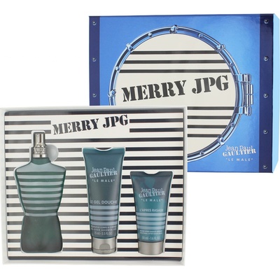 Jean Paul Gaultier Le Male EDT 125 ml + sprchový gel 75 ml + balzám po holení 50 ml dárková sada