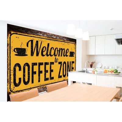 DIMEX ART Самозалепваща се флизелинова фототапета табела - кафе 375 x 250 см