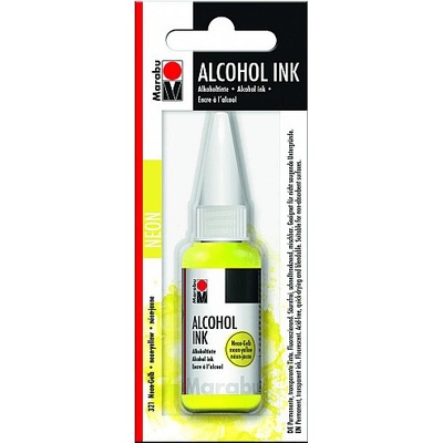 Marabu Alkoholový inkoust neonově žlutý 20 ml