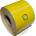 ZINTA Самозалепващи TH етикети ZINTA 38х25 mm, 1500 ет. /ролка, жълти (38X25X1500-TH-YEL)