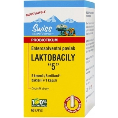 Swiss Laktobacily "5" 66 kapsúl