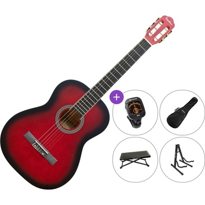 Pasadena SC041 SET 4/4 Red Burst Класическа китара