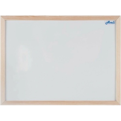 AVELI Jednodielna magnetická tabuľa, drevený rám 40 x 60 cm XRT-00158