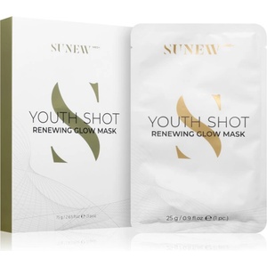 SUNEWMED+ Youth Shot Regenerating Glow Face Sheet Mask платнена маска за регенериране на кожата 3 бр