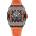 Curren Мъжки часовник Curren Enigma, Силиконова каишка, Оранжев (CURREN-8438-ORANGE)