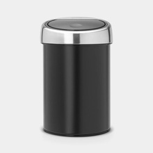 Brabantia Touch Bucket 3 L matná čierna
