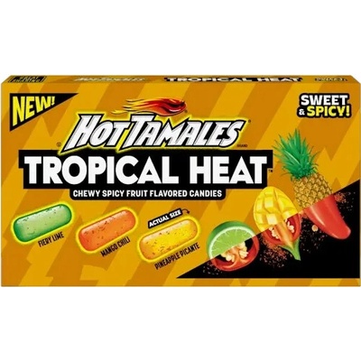 Hot Tamales žvýkací s příchutí tropického ovoce s chilli 120 g