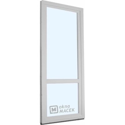 KNIPPING Plastové balkonové dveře - 70 AD OS s příčkou bílá pravé 70 x 220 cm – Hledejceny.cz