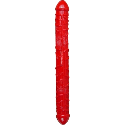 Boss Series Flexible Double Dong Red Dvojité dildo červené