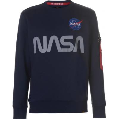 Alpha Industries Блуза Alpha Industries NASA Reflective Crew Sweatshirt - Rep Blue