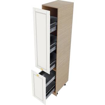 Image 1 of ИРИМ Колонен кухненски шкаф с пет рафта МФ-Бяло мат-09-65 40 см