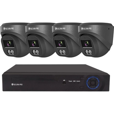 Securia Pro NVR4CHV4S B DOME smart čierny