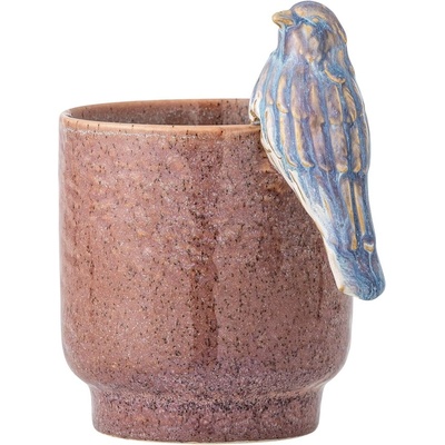 Bloomingville Глинено ръчно рисувано покритие за кашпа ø 11 cm Larky - Bloomingville (82072494)