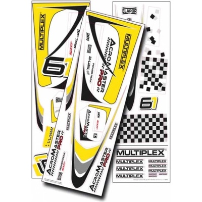 Acromaster PRO polepy žluto-stříbrné