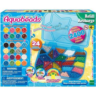 Aquabeads korálky 4 roky 2400 kusů