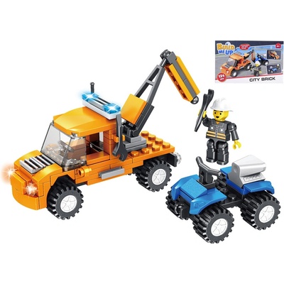 BuildMeUP stavebnice Město (City brick) 124 ks