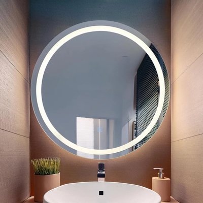 84033 - LED Димируем огледало с подсветка RIVAS LED/10W/230V 4000K Ø 55 см (GL8005)