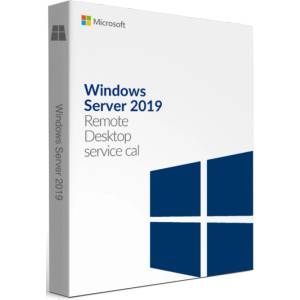 Microsoft Windows Remote Desktop Services CAL 2019 RDS User CAL, английски лиценз, OEM OEI, 1 потребител, за отдалечен плот
