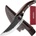 HARAHU Кухненски нож harahu ya-30240 - Кафяв kp30240