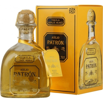 Patron Anejo 40% 0,7 l (karton) – Zboží Dáma