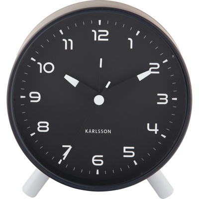 Karlsson Orgullo будилник, черен (KA6029BK)