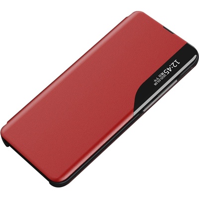 HQWear Елегантен кейс Eco Leather View Case за Xiaomi Redmi Note 11 Pro+ 5G/11 Pro 5G/Mi11i HyperCharge/Poco X4 NFC 5G, Червен (9145576241400)