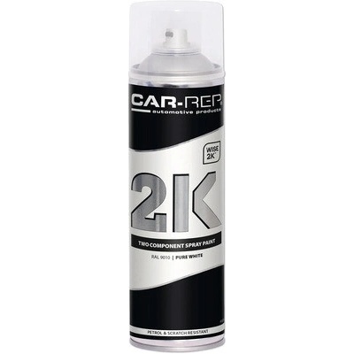 Lak v spreji Car-Rep 2K RAL9010 biely 500 ml