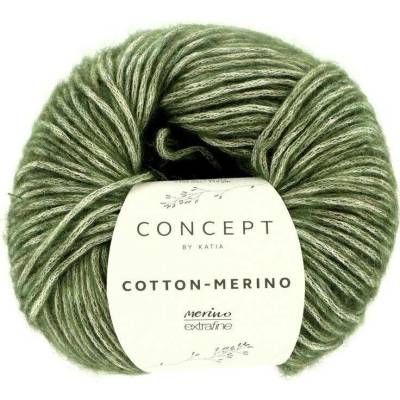 Katia Cotton Merino 122 tmavě zelená