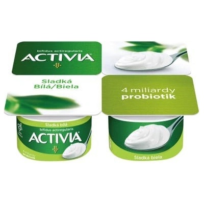 Danone Activia Sladká bílá 4 x 120 g