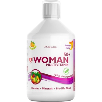 Swedish Nutra Woman Multivitamin 50+ | Vitamins + Minerals + Bilo-Life Blend [500 мл]