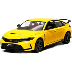 Kinsmart Метална количка Kinsmart - 2024 Honda Civic Type R, 1: 36, жълта (53109)