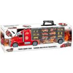  Fire Truck - автовоз куфар с 5 коли и хеликоптер